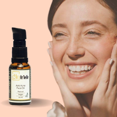 Anti - Acne Face Oil - 20 ml – Face Oil on Brown Living™. SKU: SKIE01. Img 1.