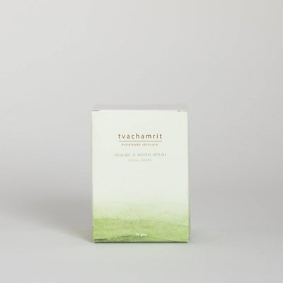 Anti - acne Orange & Neem Face Pack – Face Pack by Tvachamrit Handcrafted Skincare available on Brown Living™. 75g . SKU: 065 - 01448 - TFP - 2 - 75g. Img 4.