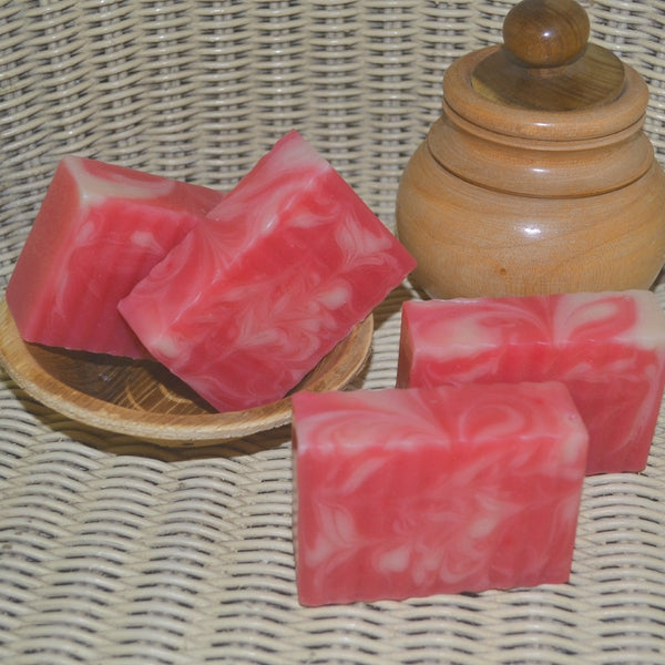 Buy Anti-Aging Raspberry | Cold Process Handmade Soap | Shop Verified Sustainable Body Soap on Brown Living™
