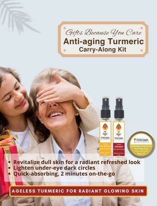 Buy Anti-Aging Turmeric Face Care Carry Along Kit | Shop Verified Sustainable Products on Brown Living