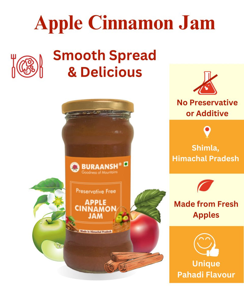 Buy Apple Cinnamon Jam - Preservative and Additives Free | Shop Verified Sustainable Products on Brown Living