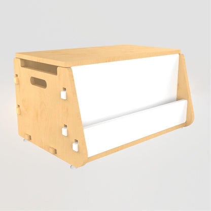 Aqua Plum | Wooden Toy Chest | Verified Sustainable by Brown Living™