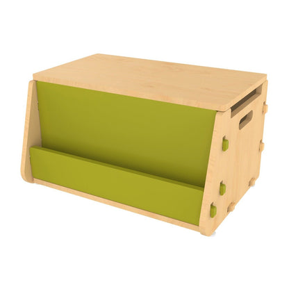 Aqua Plum | Wooden Toy Chest | Verified Sustainable by Brown Living™