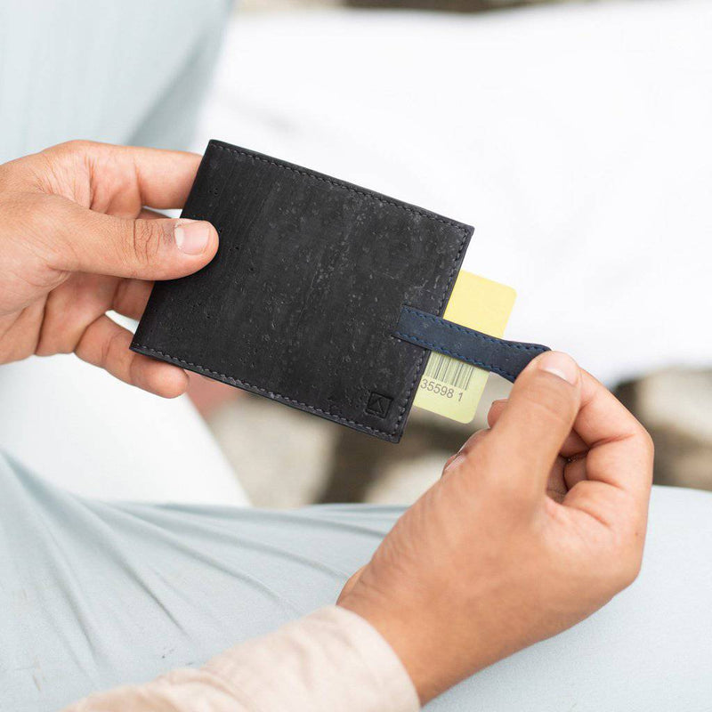 Buy Arden Minimal Wallet - Black | Shop Verified Sustainable Mens Wallet on Brown Living™