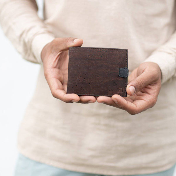 Buy Arden Minimal Wallet - Brown | Shop Verified Sustainable Mens Wallet on Brown Living™