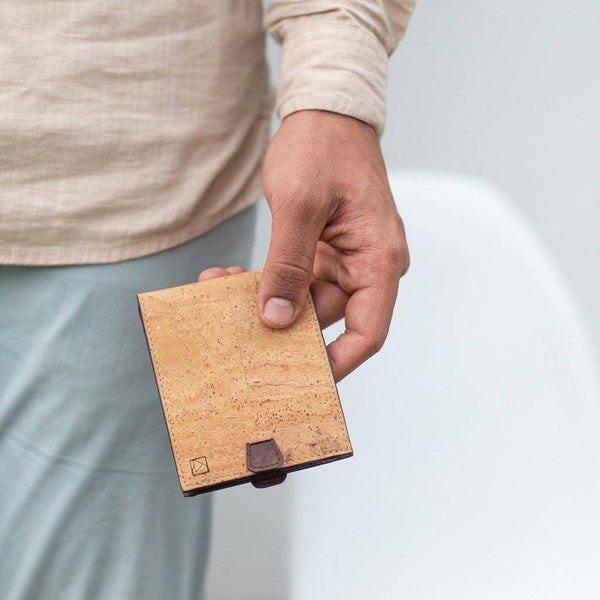 Buy Arden Minimal Wallet - Natural | Shop Verified Sustainable Products on Brown Living