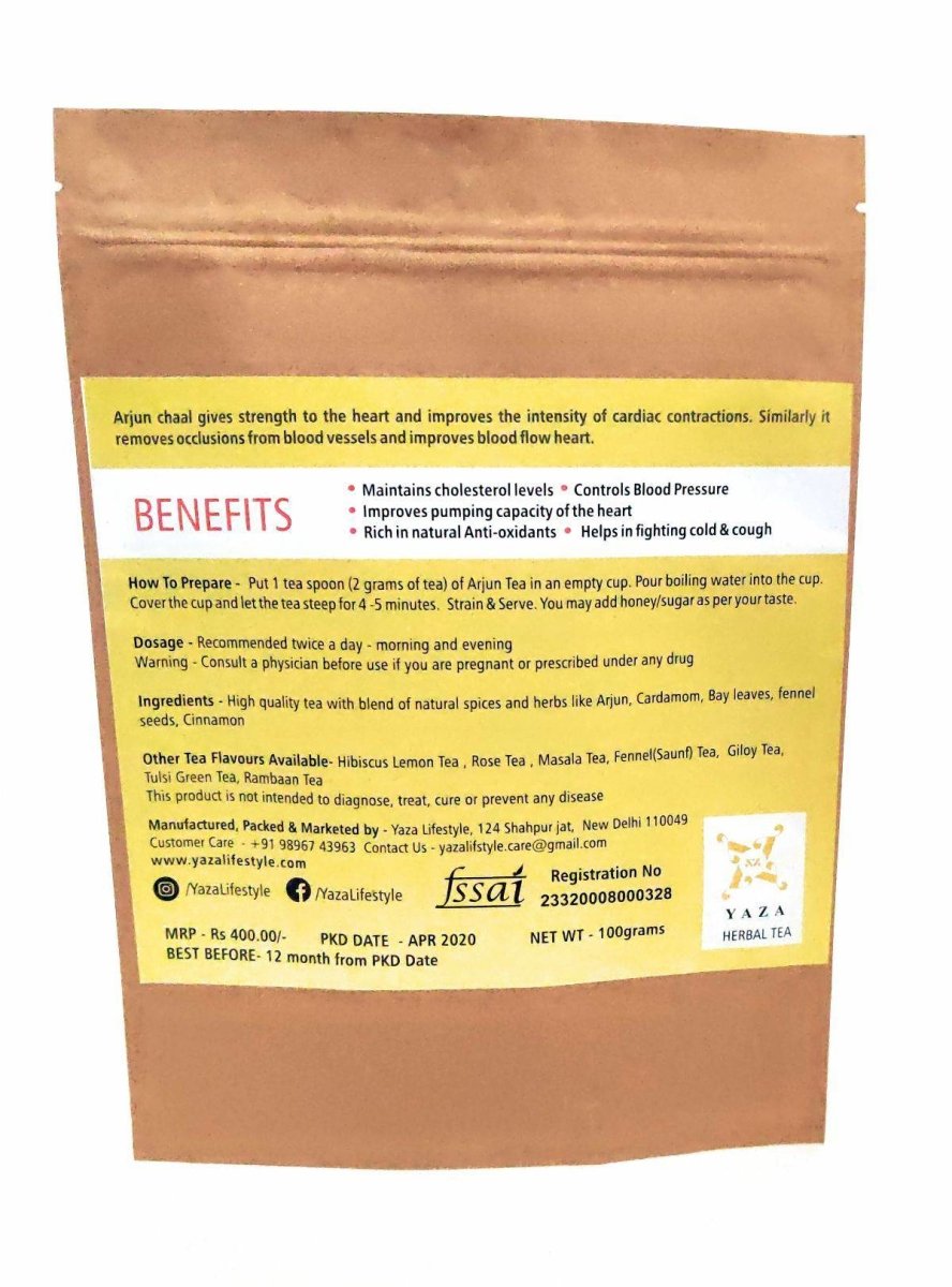 Arjuna Tea - The Ancient Healer & Immunity Booster - 100g - 50 Servings | Verified Sustainable by Brown Living™