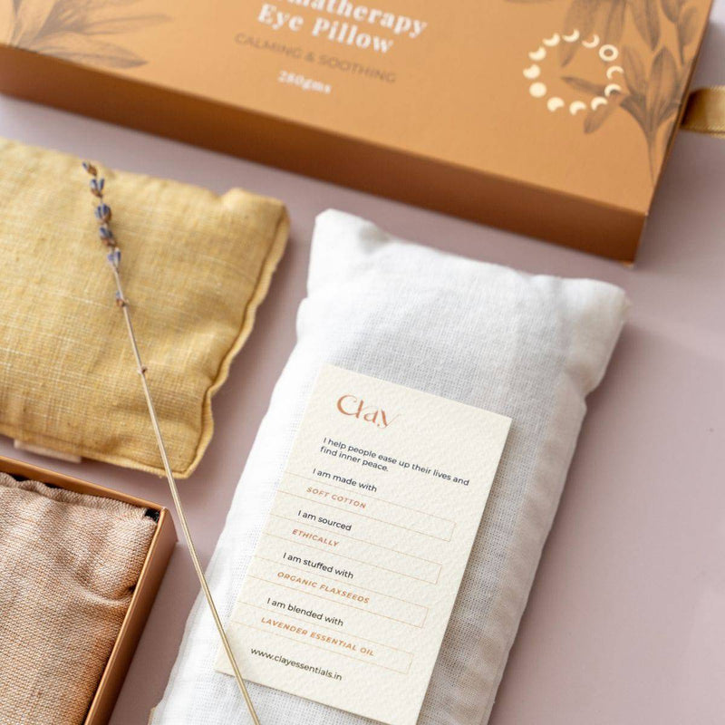 Buy Aromatherapy Eye Pillow White - 280g | Shop Verified Sustainable Products on Brown Living