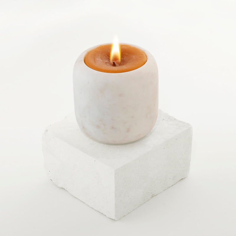 Buy Aromatic Carrara Marble Candle | Shop Verified Sustainable Products on Brown Living