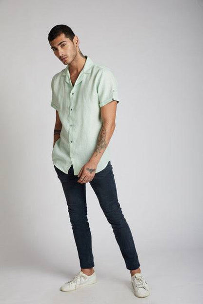 Arrow Resort Shirt Mint Green | Verified Sustainable by Brown Living™