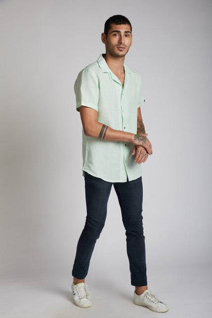 Arrow Resort Shirt Mint Green | Verified Sustainable by Brown Living™