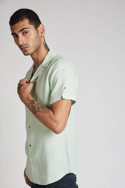Arrow Resort Shirt Mint Green | Verified Sustainable by Brown Living™