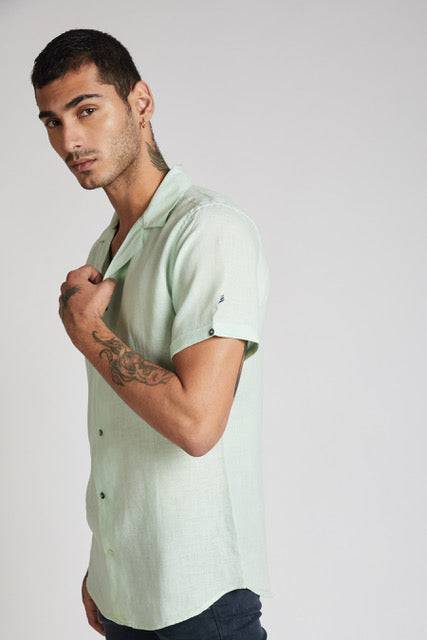 Buy Arrow Resort Shirt Mint Green | Shop Verified Sustainable Products on Brown Living