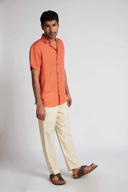 Buy Arrow Resort Shirt Orange | Shop Verified Sustainable Mens Shirt on Brown Living™