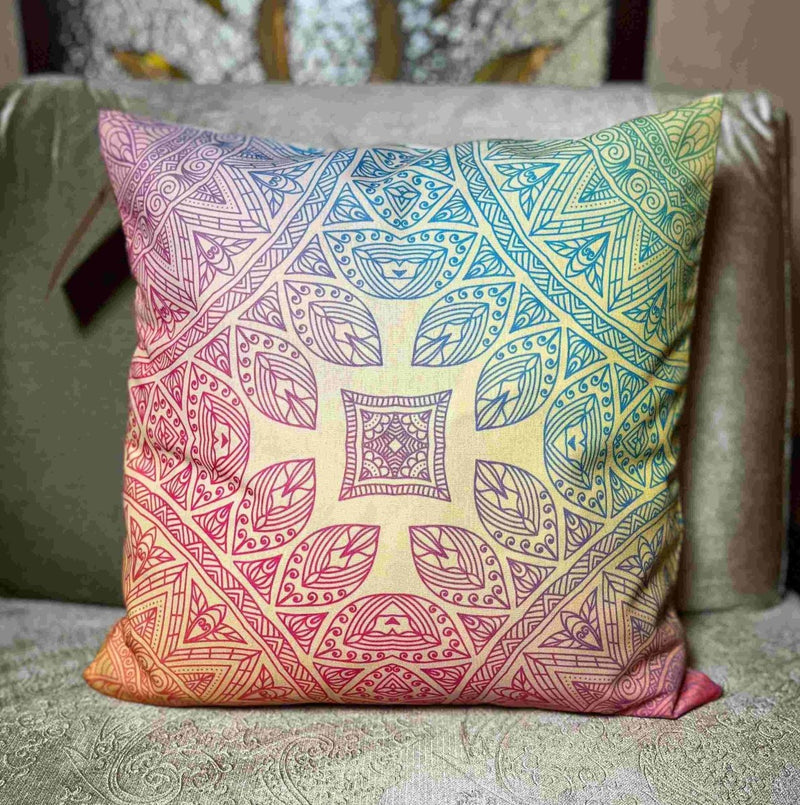 Buy Artful Cushion Cover | Upcycled Linen | Shop Verified Sustainable Products on Brown Living