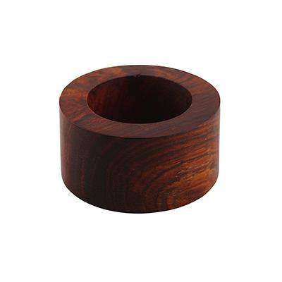 Wooden Artisan Crafted Dinner Napkin Rings Set of 12 | Verified Sustainable by Brown Living™