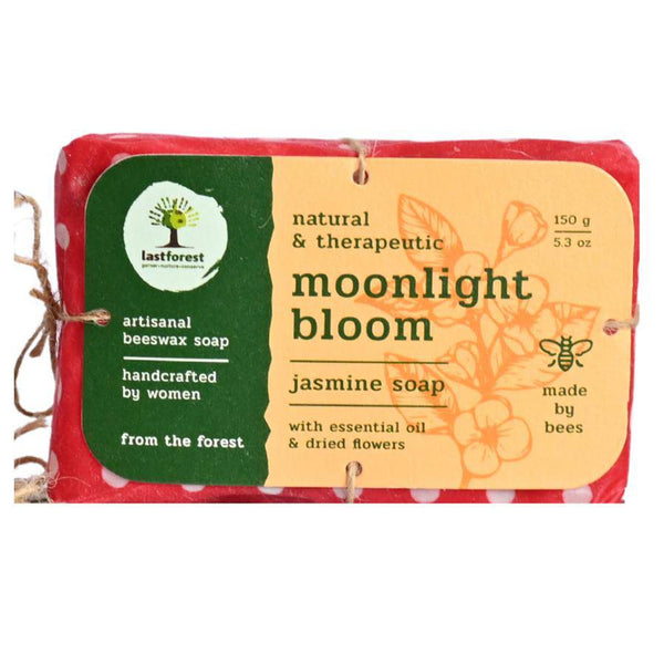 Buy Artisanal Handmade Origin Beeswax Soap Infused with Real Jasmine Petals 150g | Shop Verified Sustainable Products on Brown Living