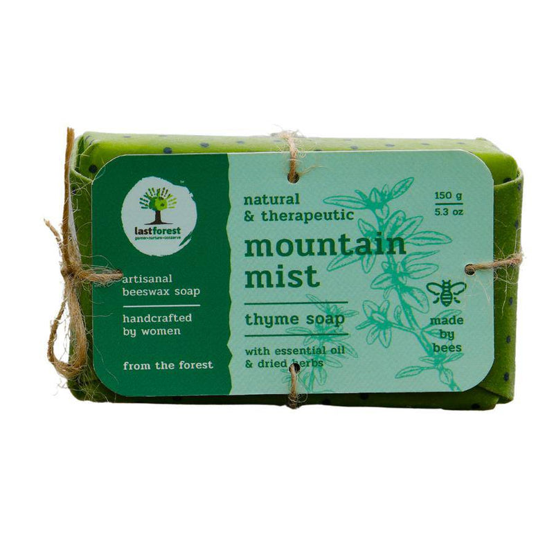 Buy Artisanal Handmade Origin Beeswax Soap Infused with Thyme 150g | Shop Verified Sustainable Body Soap on Brown Living™