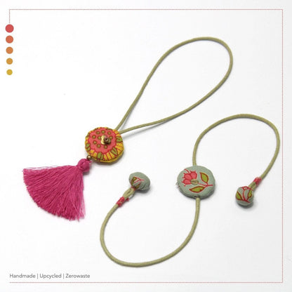 Artisanal Rakhi & Lumba set #9 ( Assorted ) | Verified Sustainable by Brown Living™
