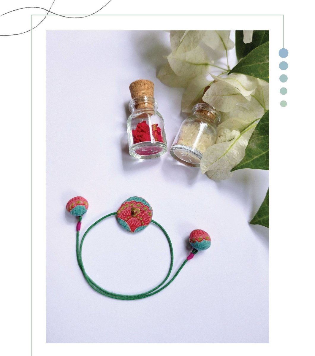 Artisanal Rakhi & Lumba set #9 ( Assorted ) | Verified Sustainable by Brown Living™