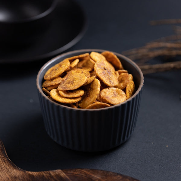 Buy Artisanal traditional Kerala style sweet banana chips | Shop Verified Sustainable Healthy Snacks on Brown Living™