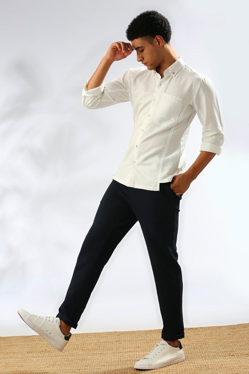 Buy Aspen Button Down Shirt - White | Shop Verified Sustainable Mens Shirt on Brown Living™