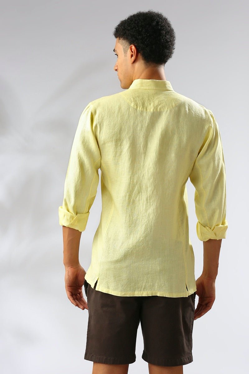 Aspen Button Down Shirt - Yellow | Verified Sustainable by Brown Living™