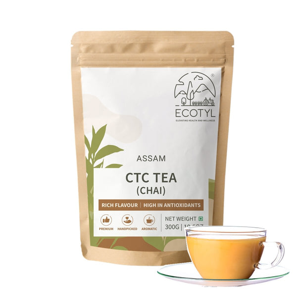 Buy Assam Strong Flavour CTC Tea (Chai Patti) | Classic | 300g | Shop Verified Sustainable Tea on Brown Living™