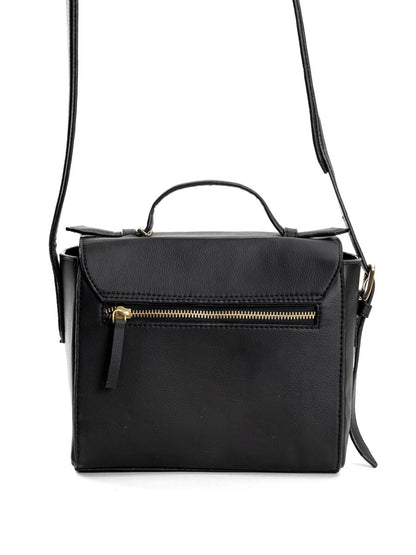 Asteria (Black) | Women's Bag made with Apple Leather | Verified Sustainable by Brown Living™