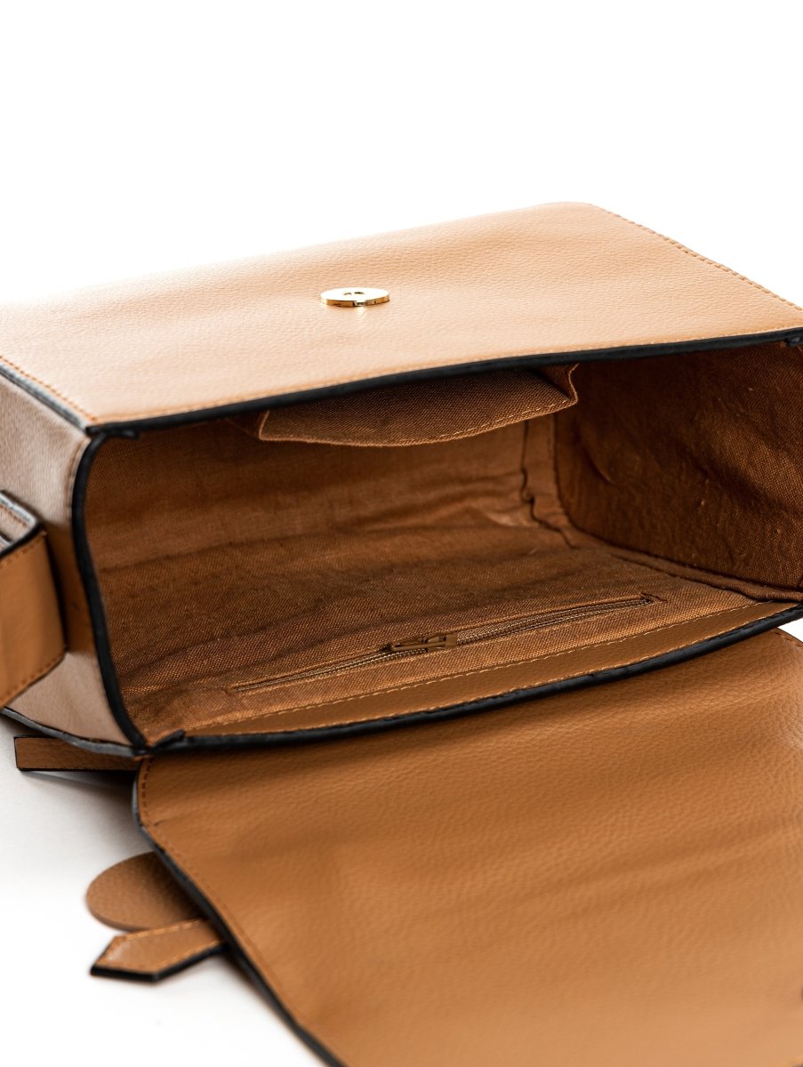 Asteria (Caramel) | Women's Bag made with Apple Leather | Verified Sustainable by Brown Living™