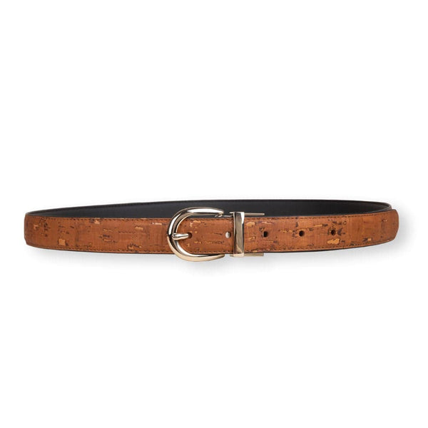 Buy Astrid Women's Formal Belt - Tan + Black | Shop Verified Sustainable Products on Brown Living