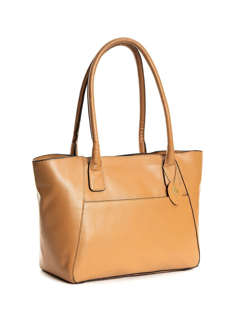 Buy Athena (Caramel) | Women's bag made with Cactus Leather | Shop Verified Sustainable Products on Brown Living