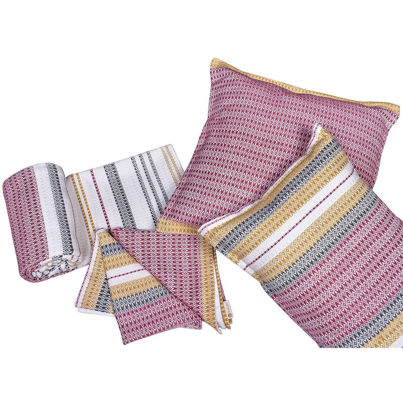 Buy Atrisuta Cotton Bedding Set (1 Bedcover 2 Pillow Cover & 2 Cushion Cover) | Shop Verified Sustainable Products on Brown Living