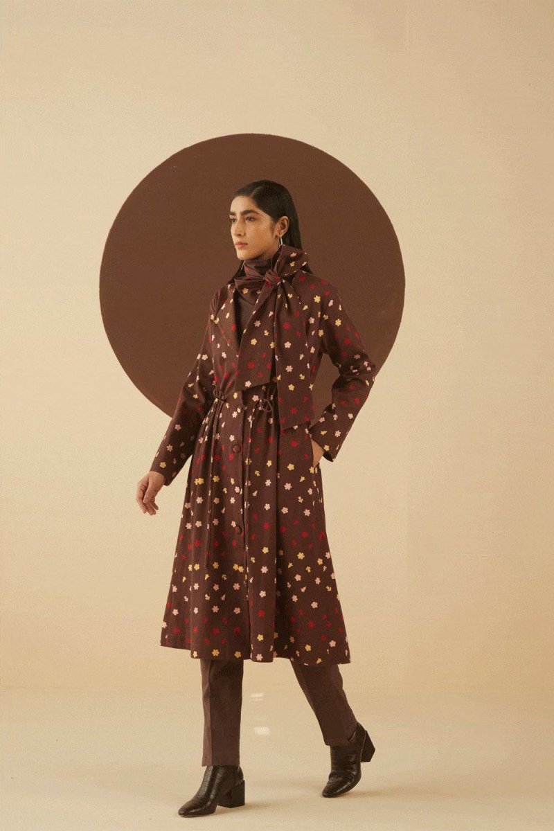 Buy Audery Print Coat | Shop Verified Sustainable Products on Brown Living