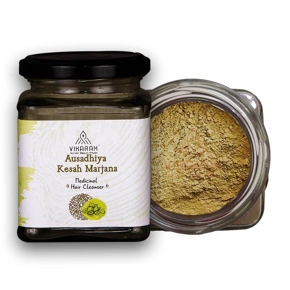 Ausadhiya Kesah Marjana - Medicinal Hair Cleanser - 100g | Verified Sustainable by Brown Living™