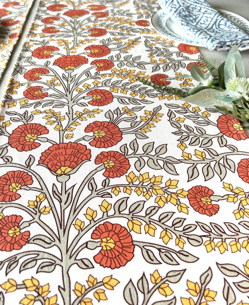 Autumn Charm Table Runner 13x71 Inches | Verified Sustainable Table Linens on Brown Living™