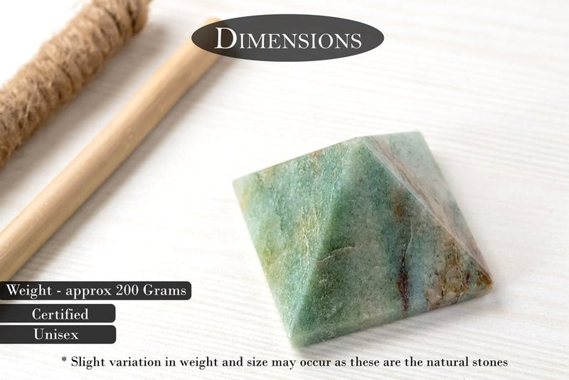 Buy Aventurine prism for joy, fertility and abundance | Shop Verified Sustainable Womens Accessories on Brown Living™