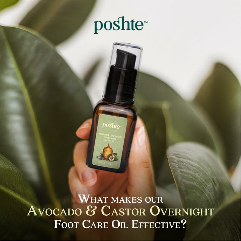 Buy Avocado & Castor Overnight Foot Care Oil | Shop Verified Sustainable Products on Brown Living