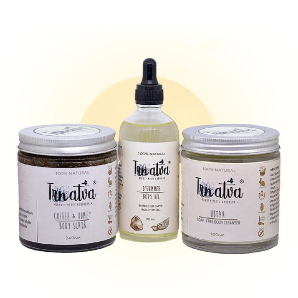 Buy Ayurvedic Body Polishing Kit | Shop Verified Sustainable Gift Hampers on Brown Living™