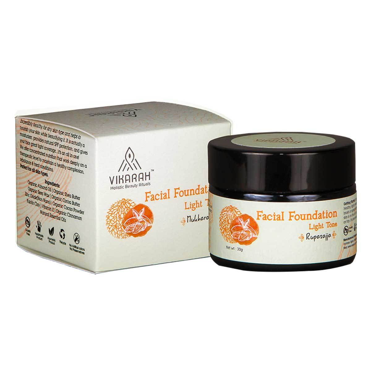 Ayurvedic Facial Foundation Light Tone | Verified Sustainable by Brown Living™