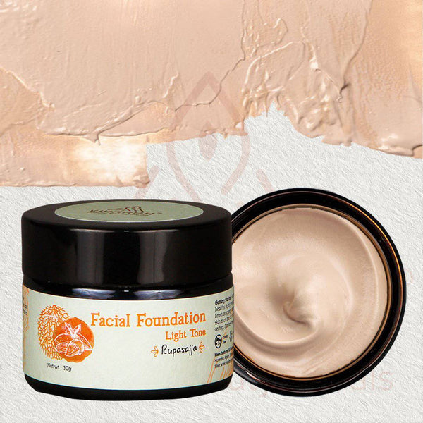 Buy Ayurvedic Facial Foundation Light Tone | Shop Verified Sustainable Products on Brown Living