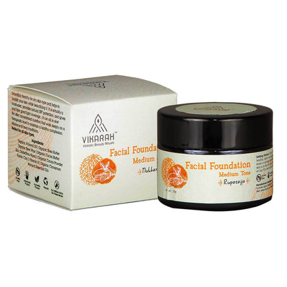 Ayurvedic Facial Foundation Medium Tone | Verified Sustainable by Brown Living™