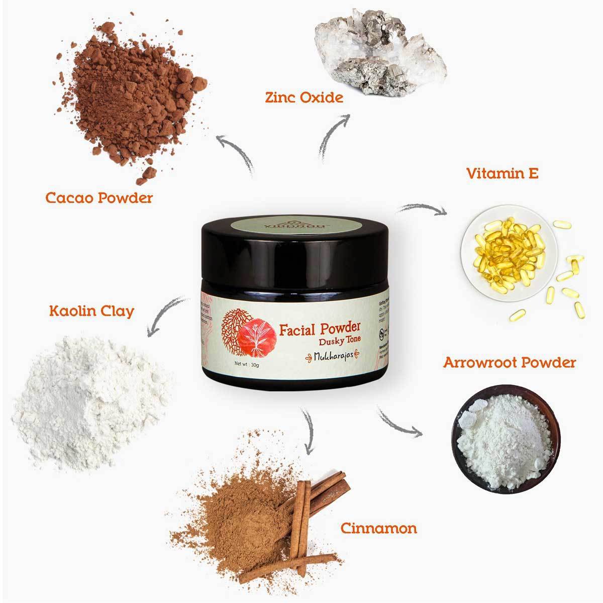 Ayurvedic Facial Powder Dusky Tone | Verified Sustainable by Brown Living™