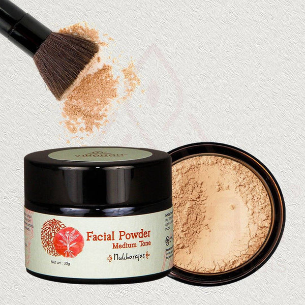 Buy Ayurvedic Facial Powder Medium Tone | Shop Verified Sustainable Products on Brown Living