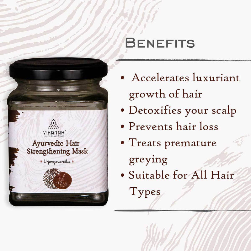 Buy Ayurvedic Hair Strengthening Mask - 100g | Shop Verified Sustainable Products on Brown Living