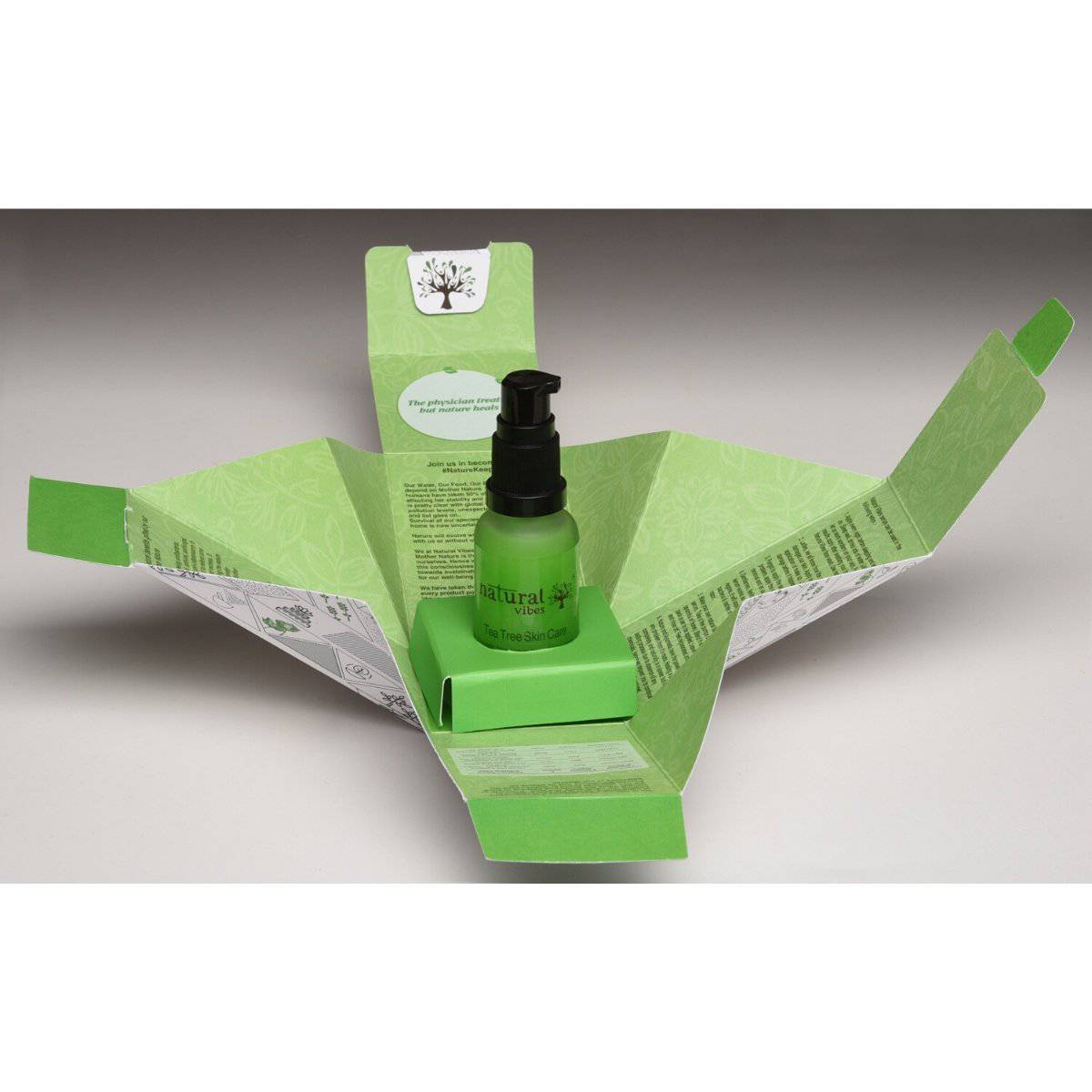 Ayurvedic Skin Repair and Glow Combo Day and Night – Face Serum by Natural Vibes available on Brown Living™. . SKU: 063 - 01431 - NV_repair_glow_combo_teatree_VitaC_serum. Img 6.