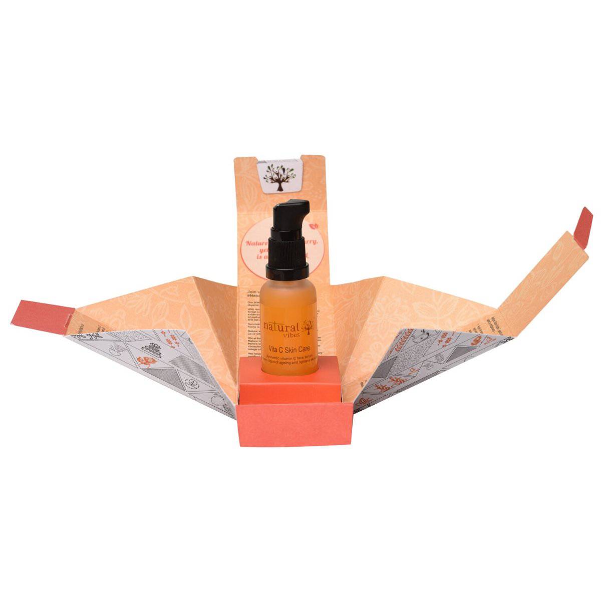 Ayurvedic Vitamin C Skin Care Serum 30 ml – Face Serum by Natural Vibes available on Brown Living™. . SKU: 063 - 01369 - NV_teatree_Vita_C_serum_30ml. Img 3.