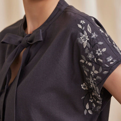 Azalea - Elegant Jumpsuit with Embroidery | Verified Sustainable by Brown Living™