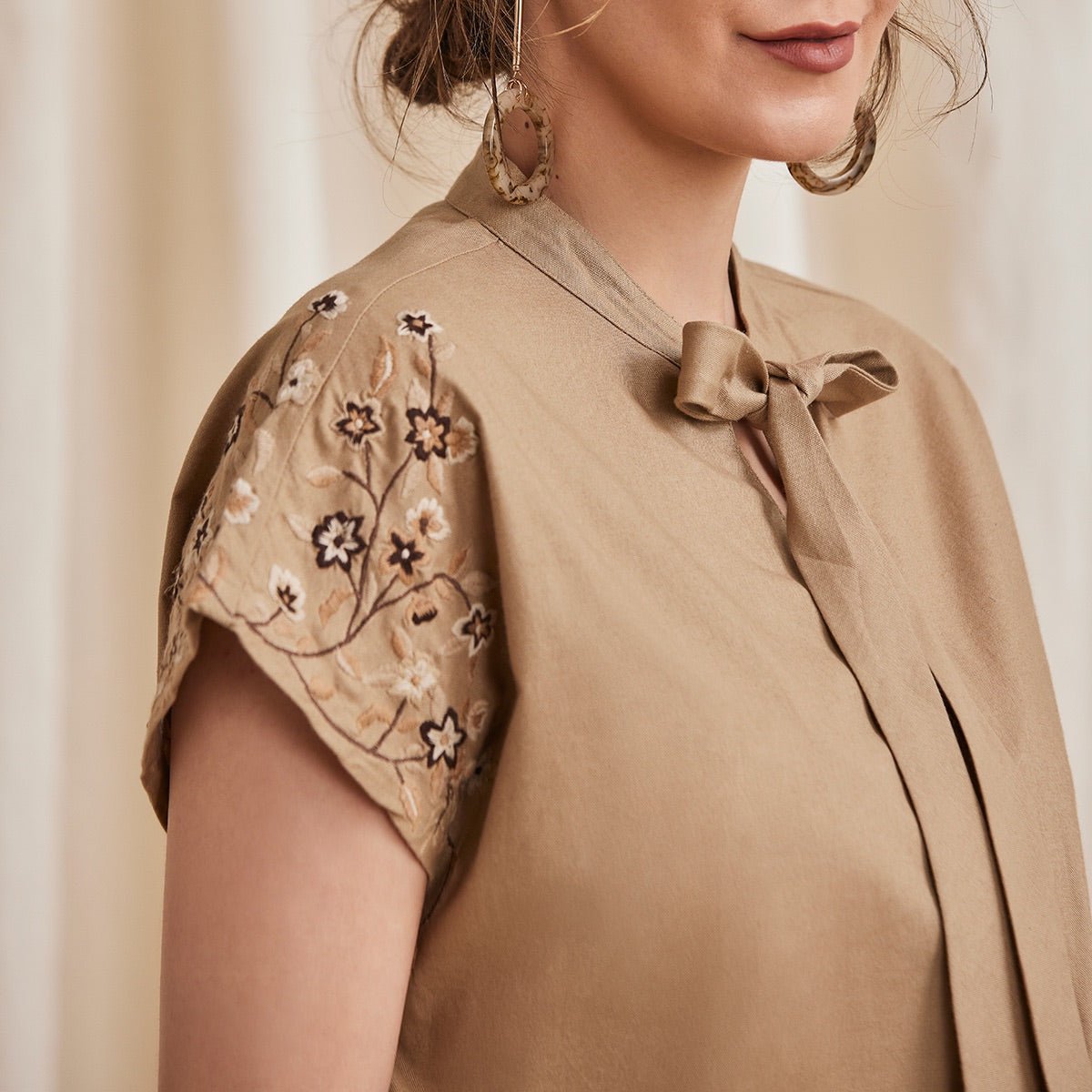 Azalea - Elegant Jumpsuit with Embroidery | Verified Sustainable by Brown Living™