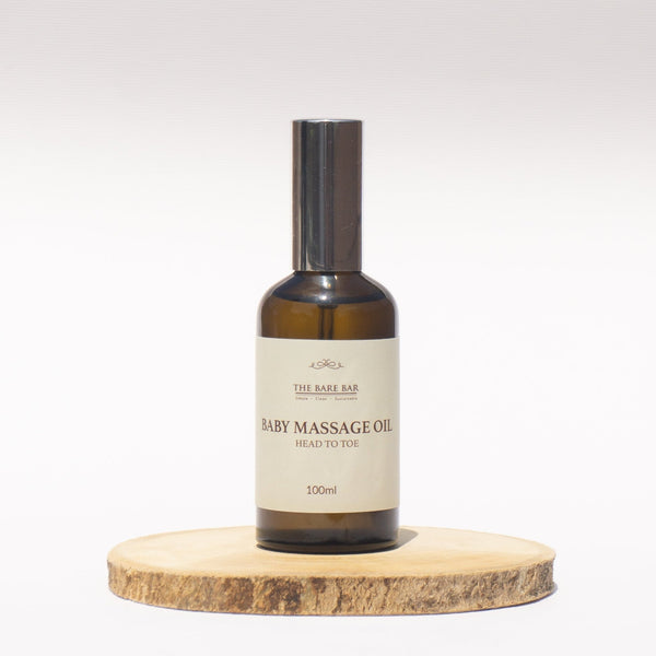 BABY MASSAGE OIL (PUMP) - 100ml | Verified Sustainable on Brown Living™